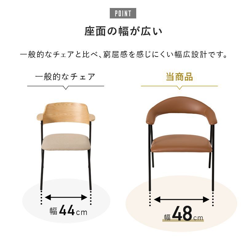 背もたれ PVCレザー