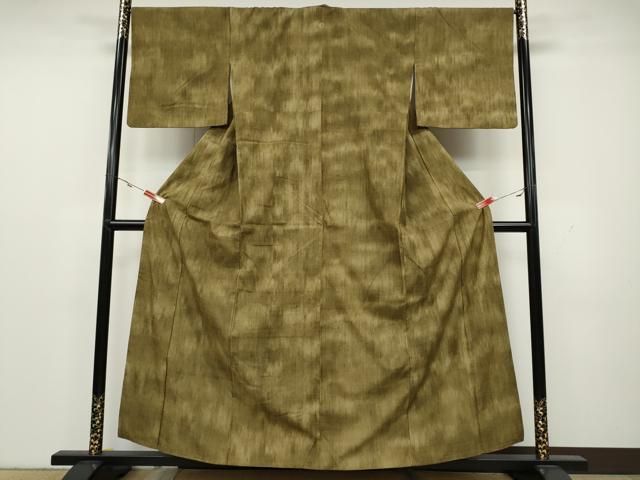 平和屋着物 上質な紬 霞文 正絹 CAAY4881ut