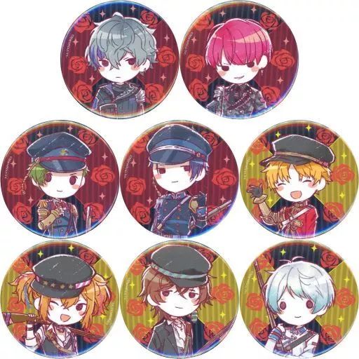 中古】バッジ・ピンズ 全8種セット 「千銃士：Rhodoknight 缶