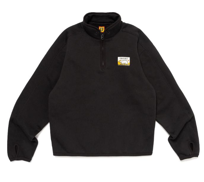 HUMAN MADE FLEECE SWEAT HALF ZIP PULLOVER スウェット HM26CS045