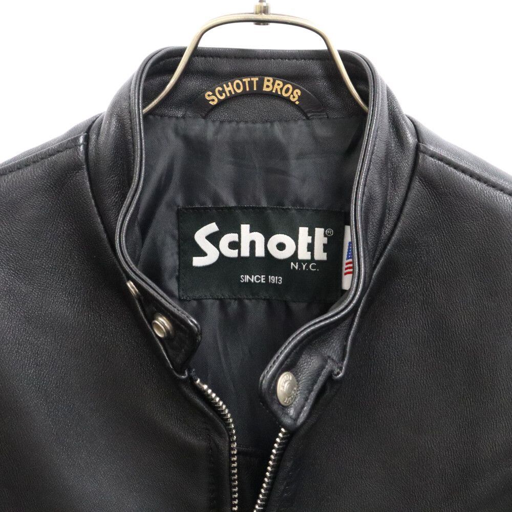 SCHOTT (ショット) 241XX LAMBSKIN SINGLE RIDERS USA製 ラムレザー