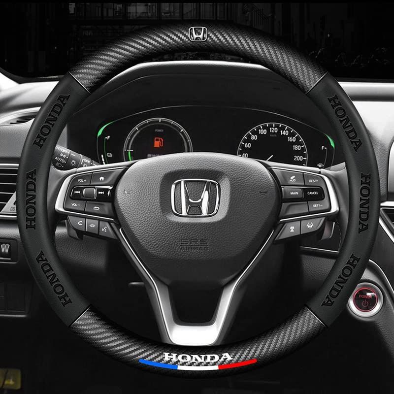 ホンダ ステアリングカバー ハンドルカバー ホイールカバー インスパイア N-BOX CR-V ヴェゼル フリード ジェイド フィット シビック グレイス オデッセイ 本革 車内装品 高級 牛革 専車ロゴ カ