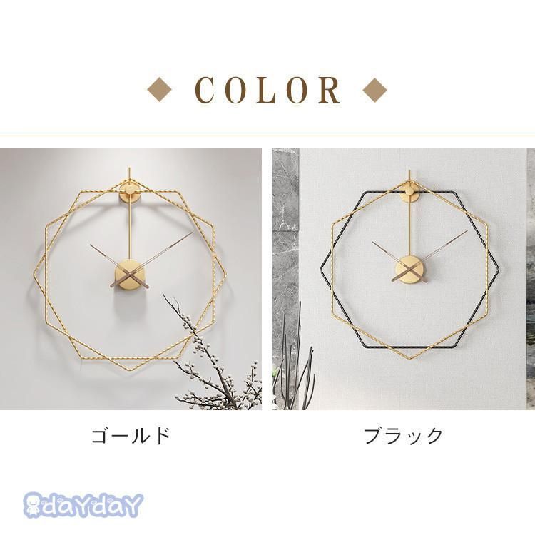 掛け時計 装飾 おしゃれ アナログ 時計 ウォールクロック 北欧 直径50cm 大きい 壁掛け ローマ数字 アンティーク シンプル 文字盤 モダン