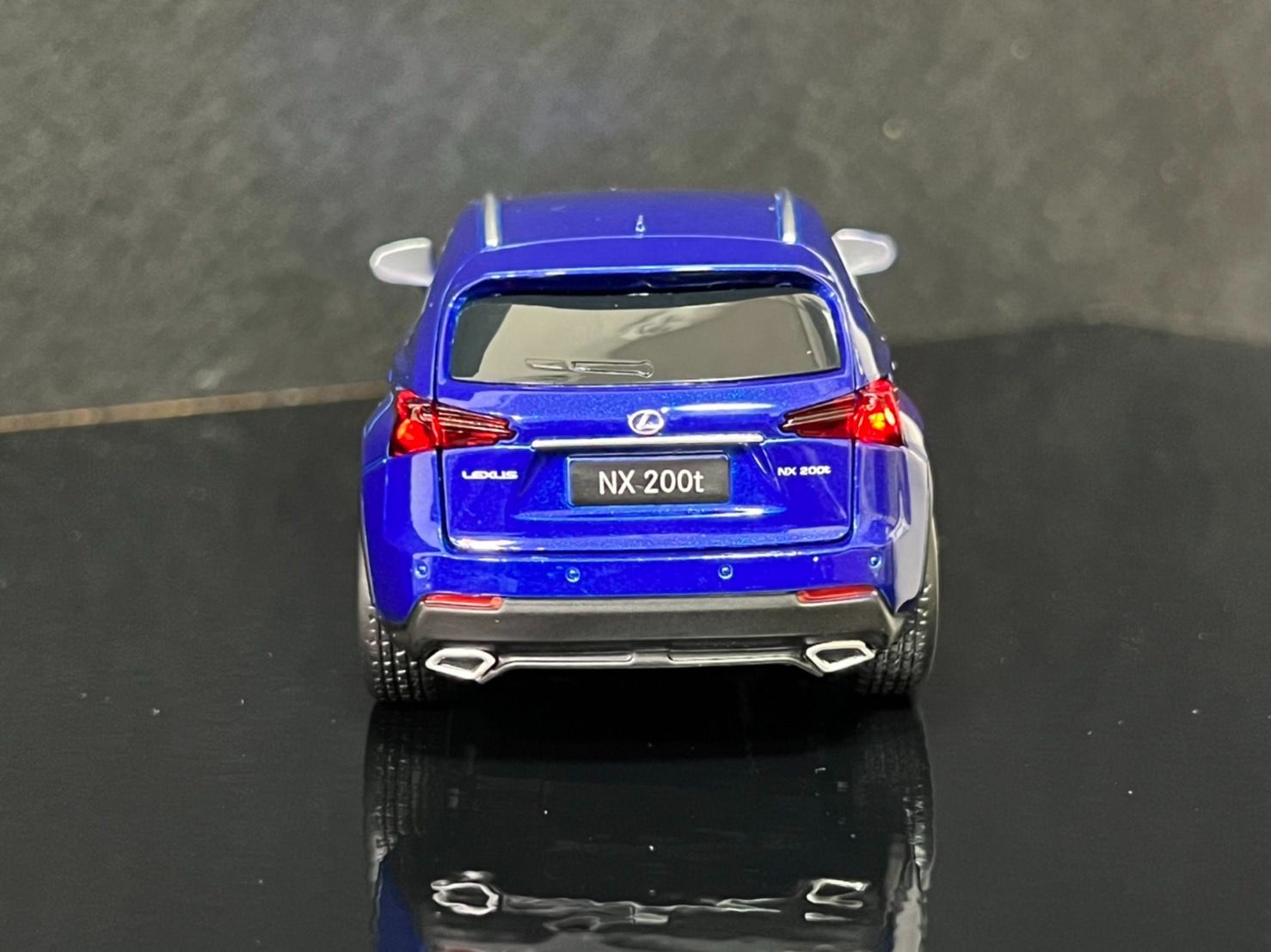 Lexus NX F SPORT ミニカー 青 レクサス NX 350h F SPORT ヒートブルーコントラストレイヤ