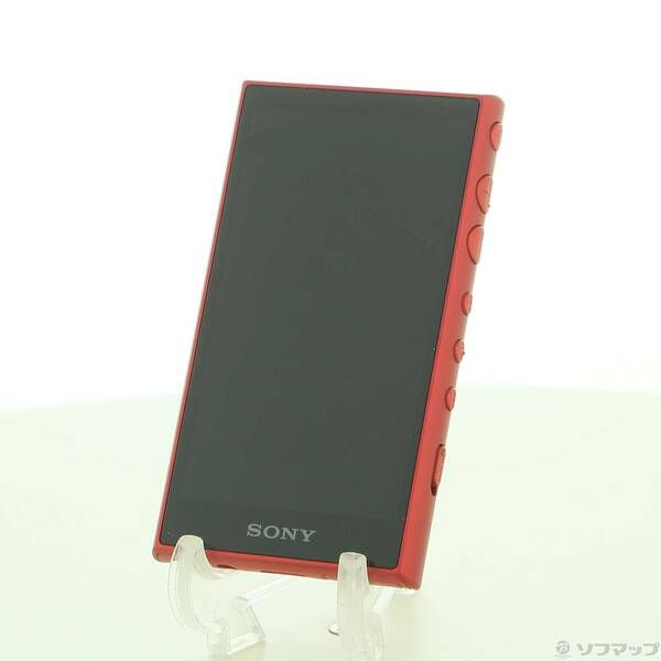 〔 品〕 WALKMAN A100シリーズ メモリ16GB microSD レッド NW-A105HN RM 295