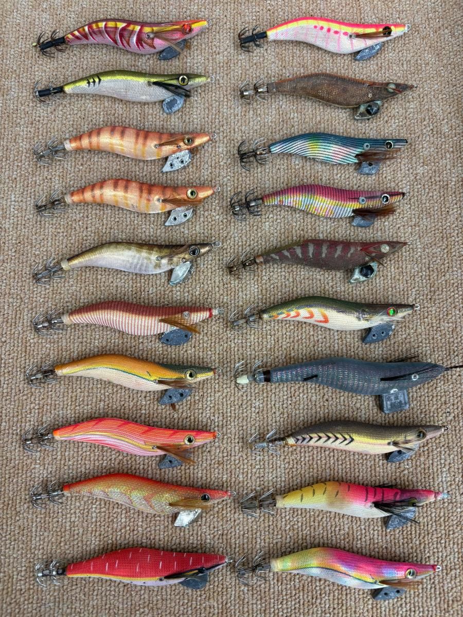 ブリーデン エギマル 4.5号+ヤマシタ エギ王Q 4.5号 中古品 6個セット