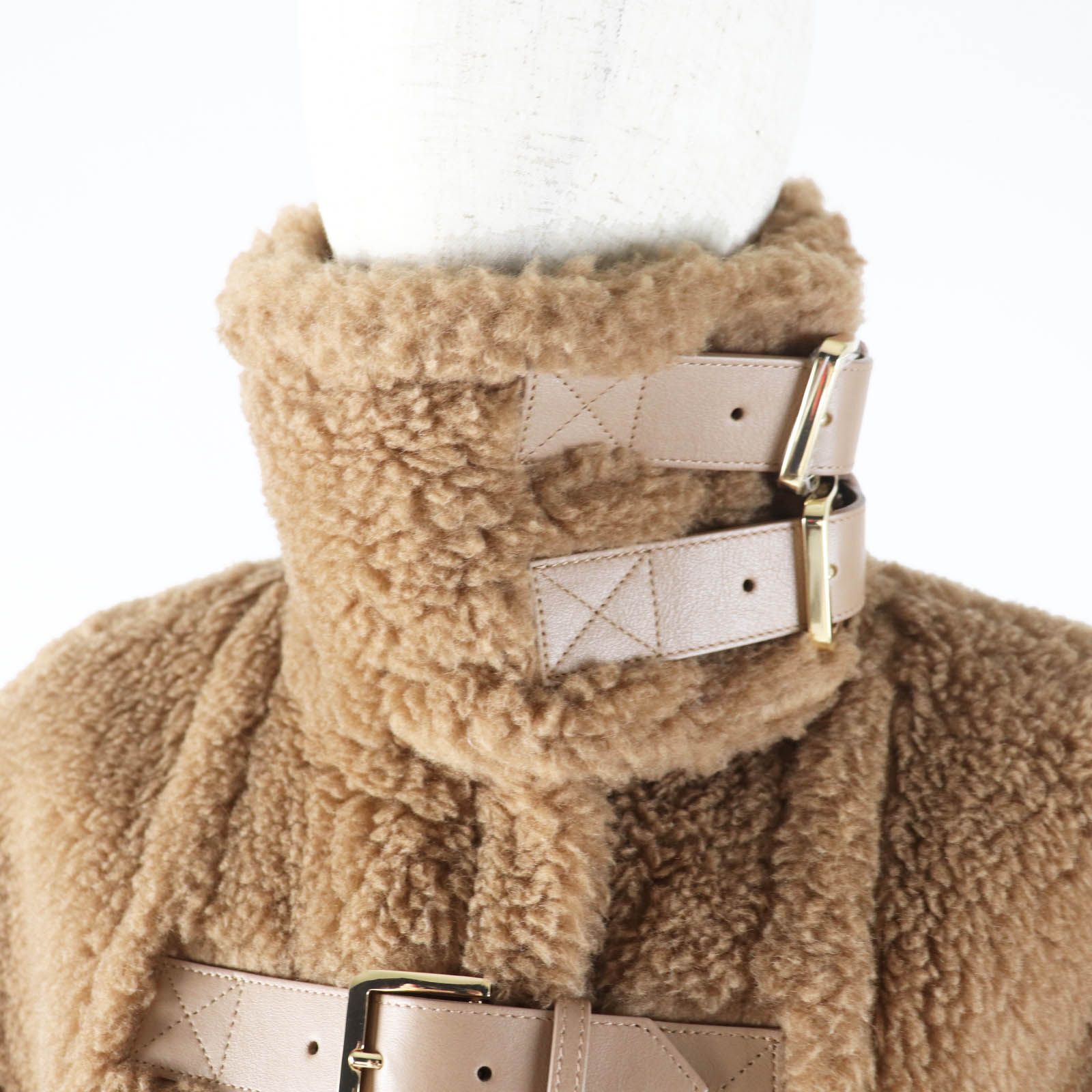 極美品◎Max Mara マックスマーラ 2023年製 白タグ RODANO テディベア  