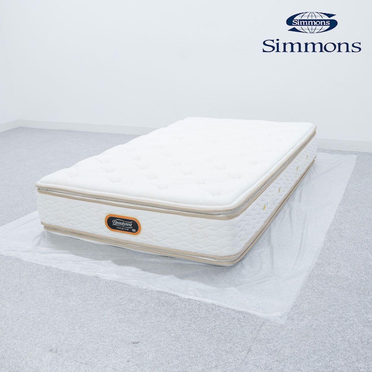 マットレス SIMMONS Beautyrest PREMIUM GOLDEN VALUE 中古品】SIMMONS シモンズ Beautyrest PREMIUM GOLDENVALUE