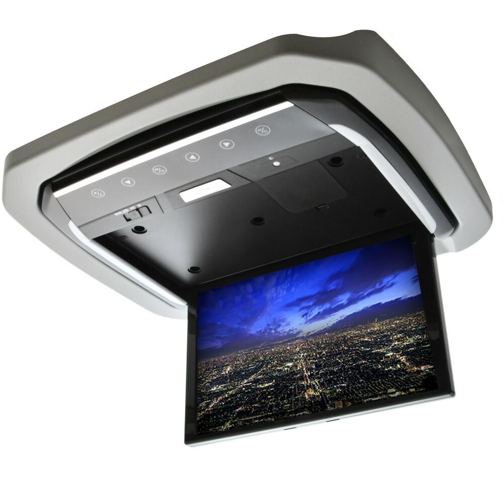 ZWR90 MZRA90 ノア VOXY ヴォクシー フリップダウンモニター ＋ 取付キット 化粧パネルグレー 13.3インチ 日本語説明書付