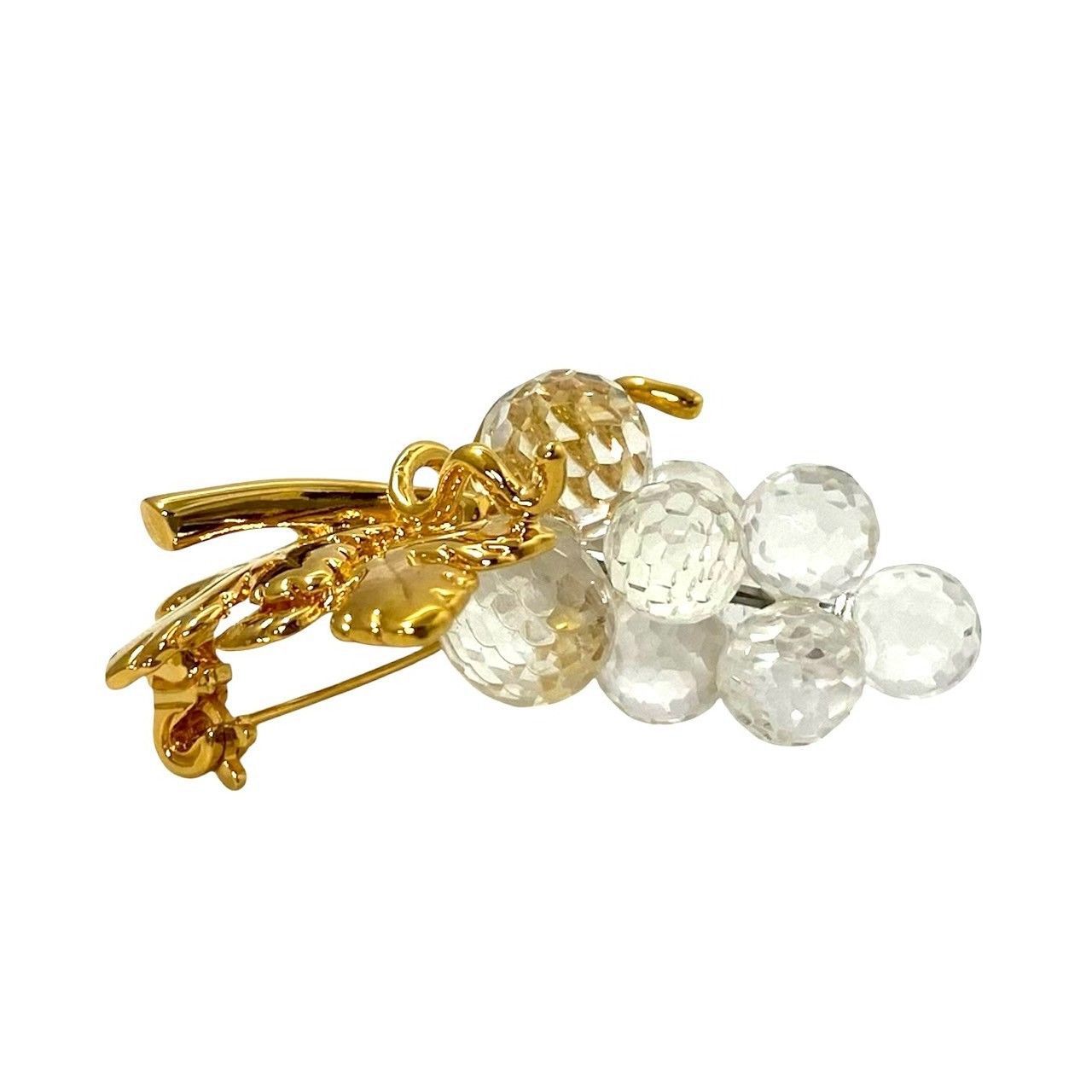 SWAROVSKI♥スワロフスキー ブローチ 大ぶり ゴールド レア 美品 希少 SWAROVSKI - SWAROVSKI スワロフスキー ブローチ 苺 いちご