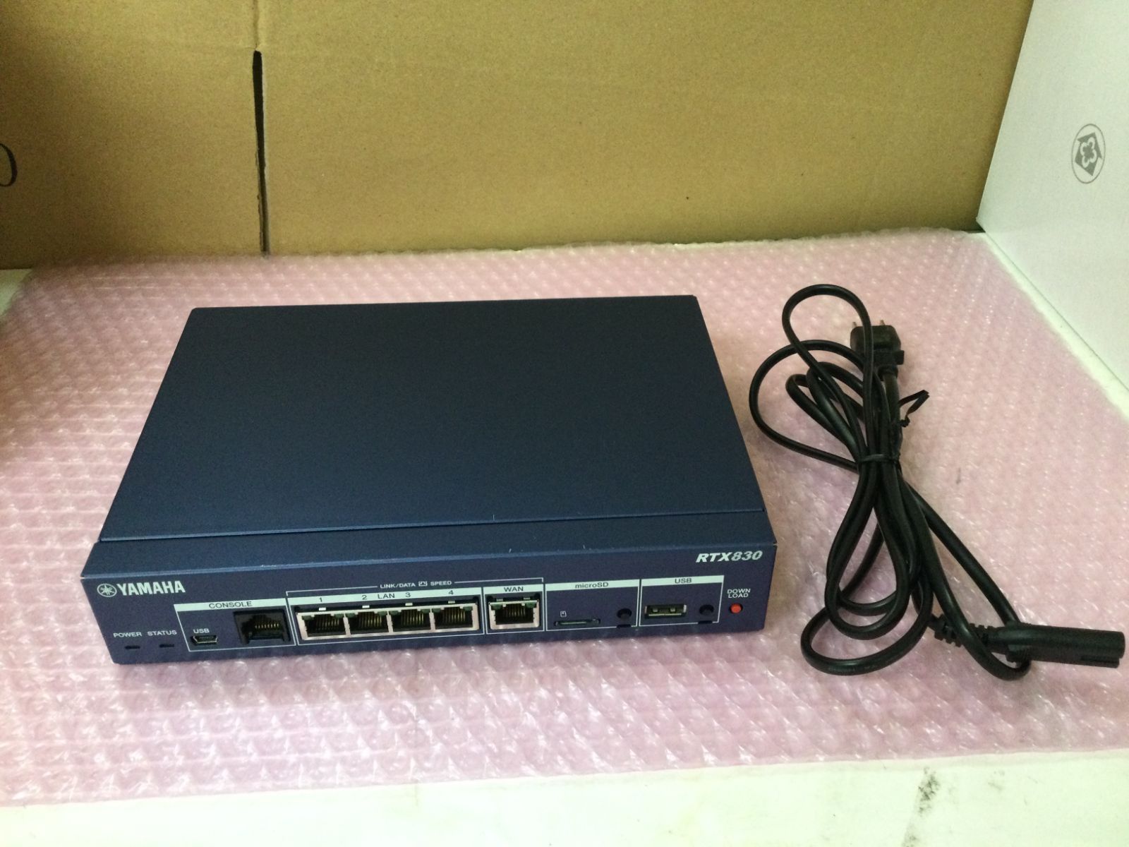 【美品】YAMAHA RTX830 YAMAHA RTX830 ギガアクセス VPN ルーター（ヤマハ） | イミッション