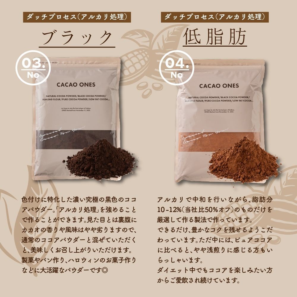 カカオのONES】純ココア500g 無添加 - メルカリ