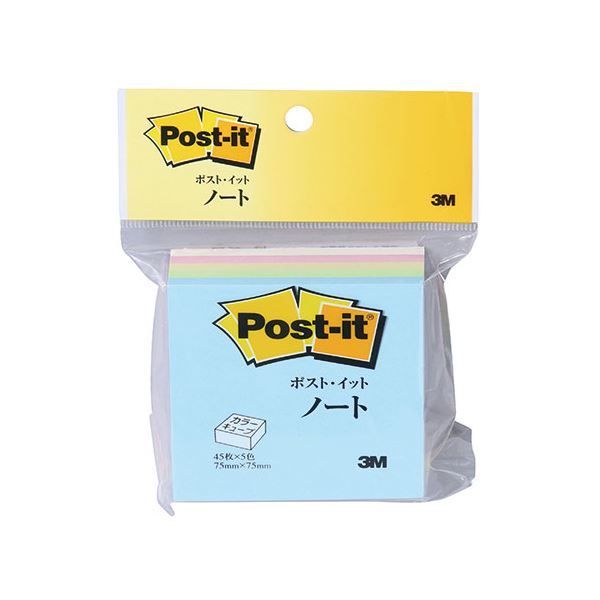 10個セット 3M Post-it ポストイット カラーキューブ レギュラー スクェア 3M-CP-33X10