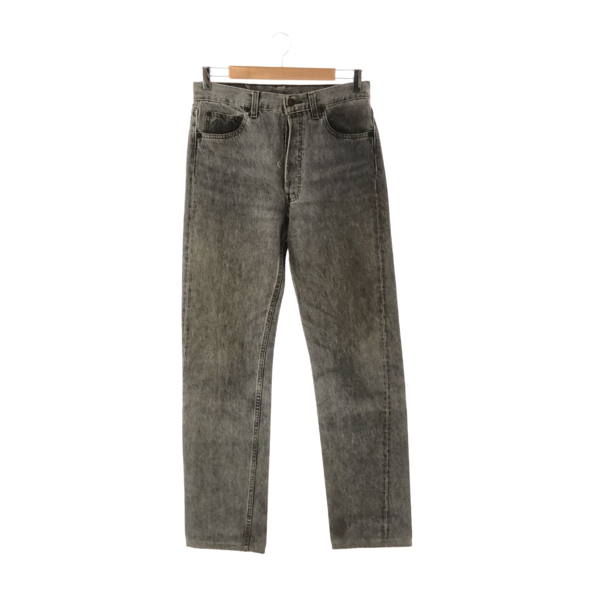 Levi's リーバイス 90's 501 先染めグレーデニムパンツ 脇割り 刻印552