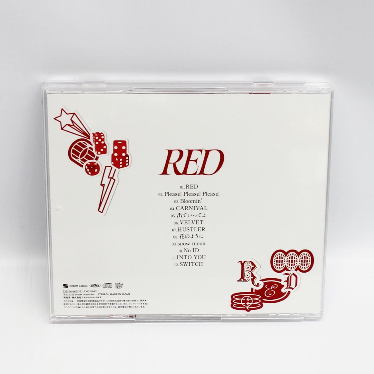 良品】山田涼介 CDｱﾙﾊﾞﾑ RED ﾌｧﾐｸﾗｽﾄｱｵﾝﾗｲﾝ DeepRED盤 LCNC-0082