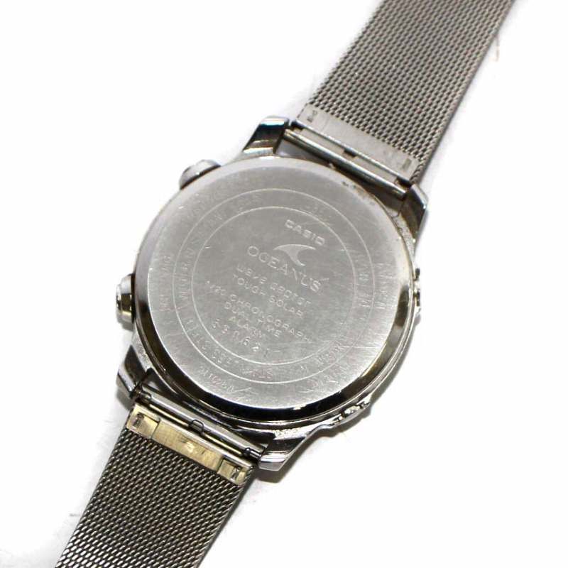 CASIO OCEANUS 腕時計 シルバー クロノグラフ カシオ CASIO オシアナス OCEANUS 時計 ウォッチ 電波ソーラー クロノ