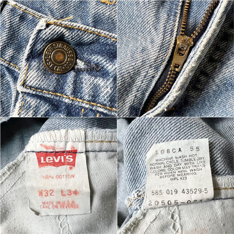 90s リーバイス505 USA製 32×34 思い出し