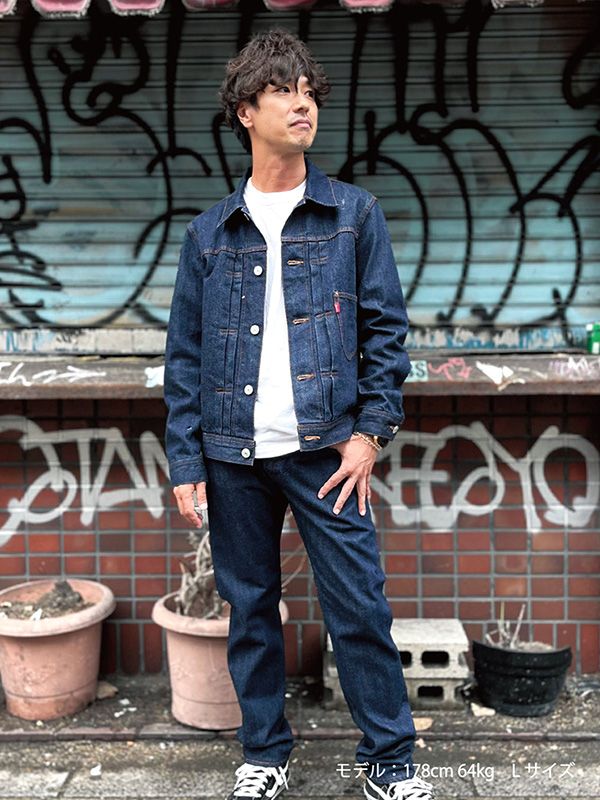 TMT デニム ジャケット メンズ 大戦モデル 1st HQ DENIM TRUCKER
