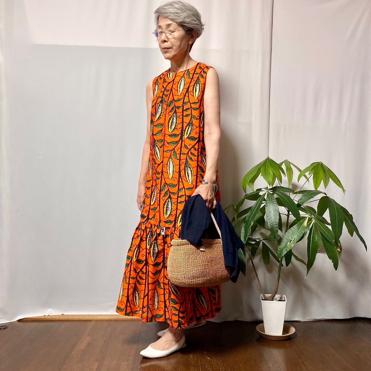 エスカーダ タグ付き ノースリーブ ドレッシー ロングワンピース ピンクオレンジ 楽天市場】ワンピース レディース オレンジ 春 夏 秋 ロング丈