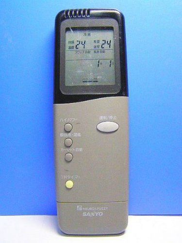 中古】三洋電機 サンヨー エアコンリモコン RCS-VS4A(K) 中古