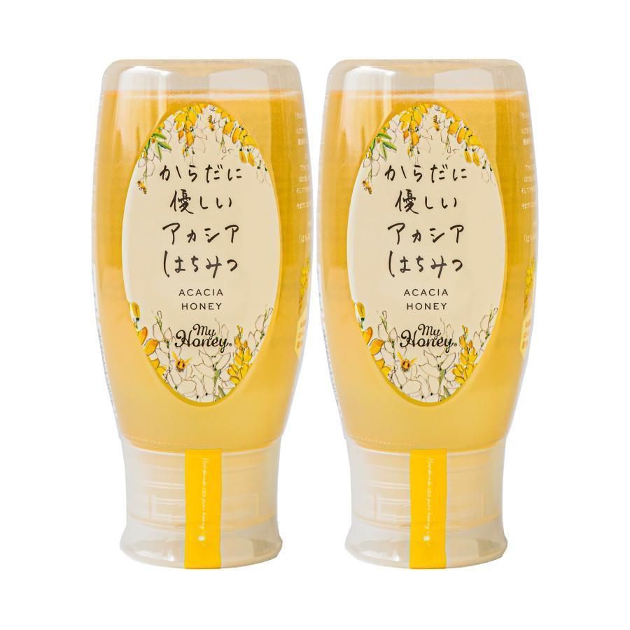 生はちみつ専門店 MY HONEY(マイハニー) アカシアハニー チューブボトル 500g×2本 希少 健康 美容 低GI値 ハンガリー産アカシアは
