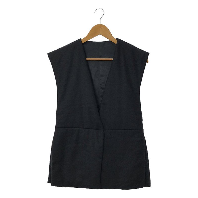 GABRIELA COLL GARMENTS | ガブリエラコールガーメンツ | × Loro Piana | ロロピアーナ ウール 中綿 ベスト | 総裏地 | 1 | black | レディース