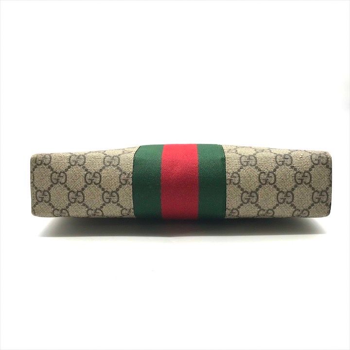 【希少】グッチGG　シェリーライン　スプリームキャンバスレザー　セカンドバッグ GUCCI - GUCCI グッチ オフィディア GGスプリーム シェリー