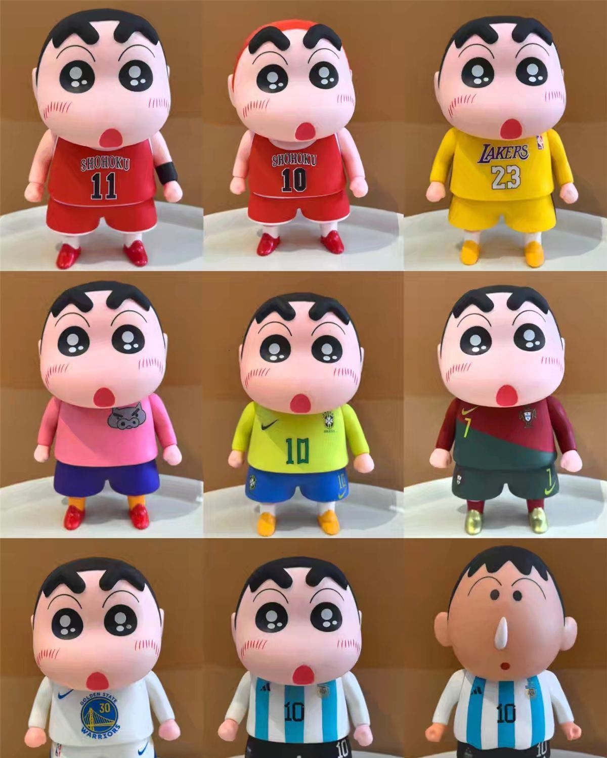 【新品未開封】クレヨンしんちゃん　ソフビフィギュア 　コスプレ 選べる8色