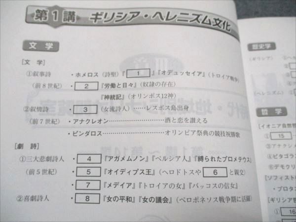代ゼミ 世界文化史 全地域全時代＆文化史専用問題付き 状態良い