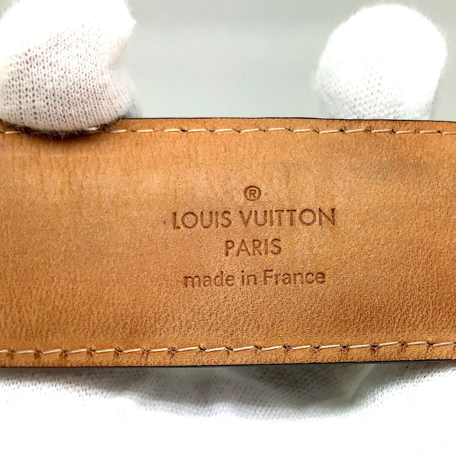 LOUIS VUITTON サンチュール・リヴェテッド M6835 ダミエ