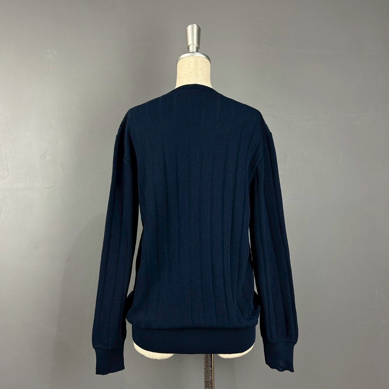 O1 フランス製 70s 80s Vintage Lacoste cardigan Navy フレンチ 
