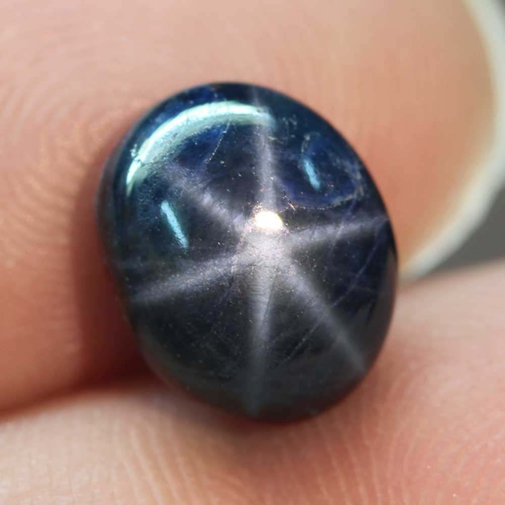 天然大粒スターサファイアルース 7.36ct:9967】Sapphire www