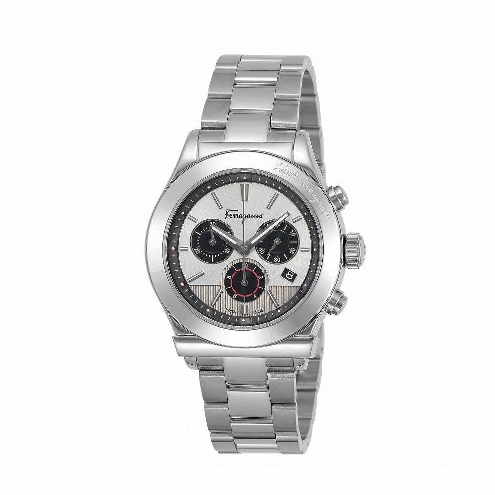 フェラガモ Ferragamo FERRAGAMO1898クロノ SFFM01420 腕時計 メンズ シルバー クオーツ アナログ ウォッチ ビジネス カジュアル プレゼント ギフト 送料無料