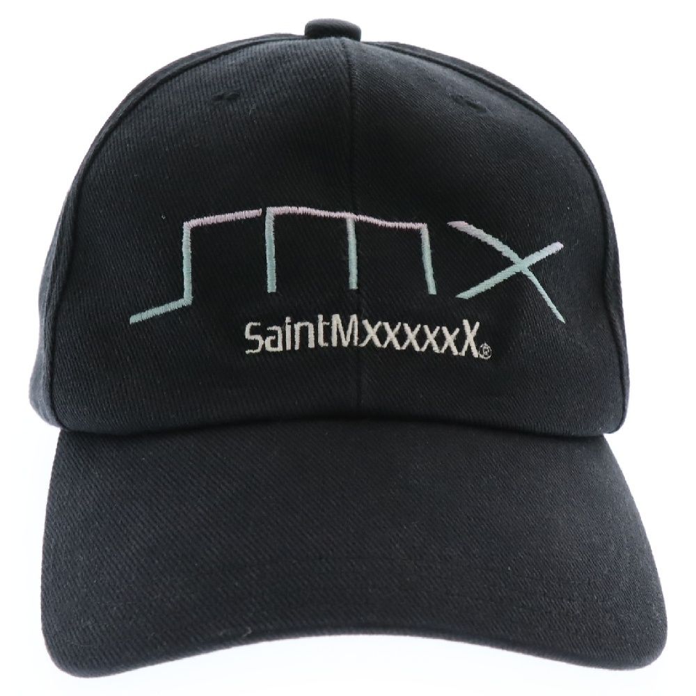 SAINT MICHAEL/セントマイケル 6PANEL CAPキャップ SAINT M×××××× - セントマイケル25SS SAINT 6PANEL CAP(SM-HR8-0000
