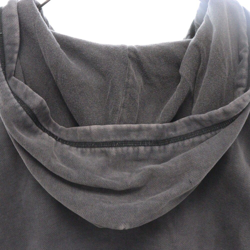 DIESEL☆S-Boxt ロゴ ブークレ フーディ♪【送料込】 S-BOXT-HOOD-DD Hoodie with tattoo patches｜グレー