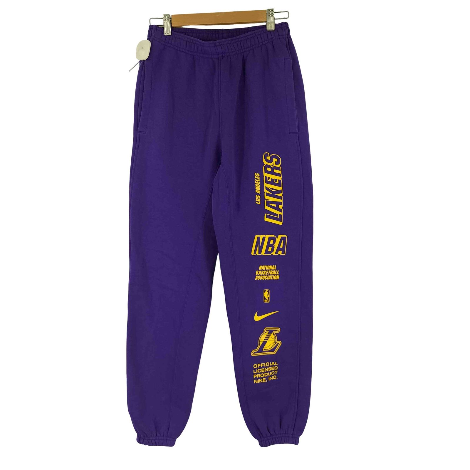 ナイキ NIKE NBA Los Angeles Lakers Courtside Fleece Pants メンズ JPN：S 
