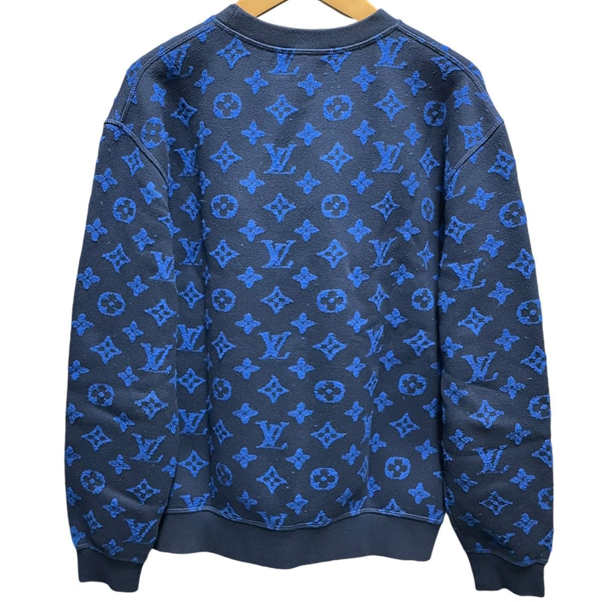 中古】 LOUIS VUITTON ルイヴィトン モノグラムジャカード クルー 