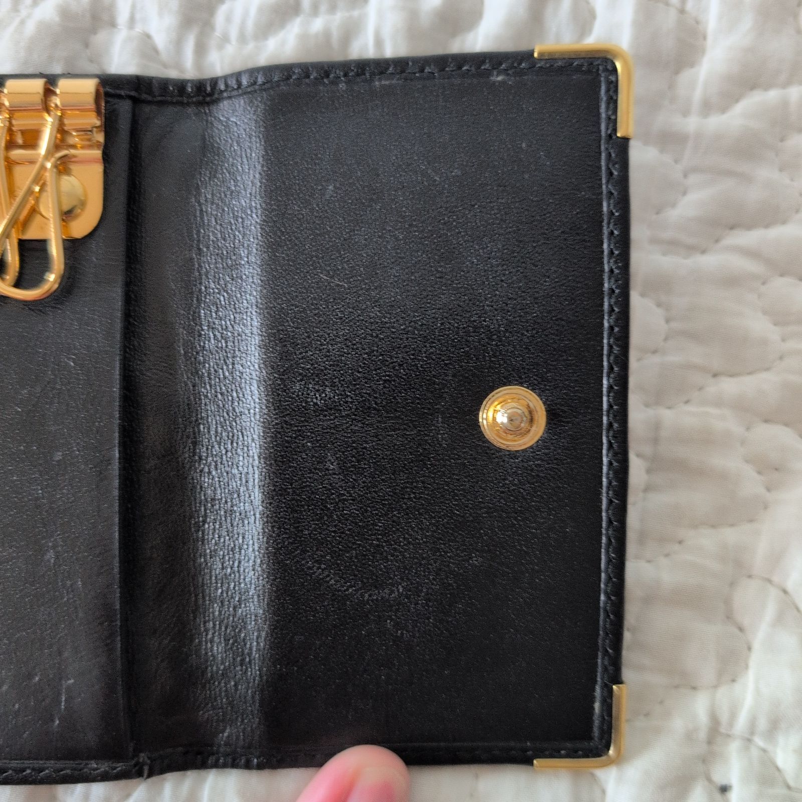 dunhill ダンヒル 6連キーケース レザー ブラック - メルカリ