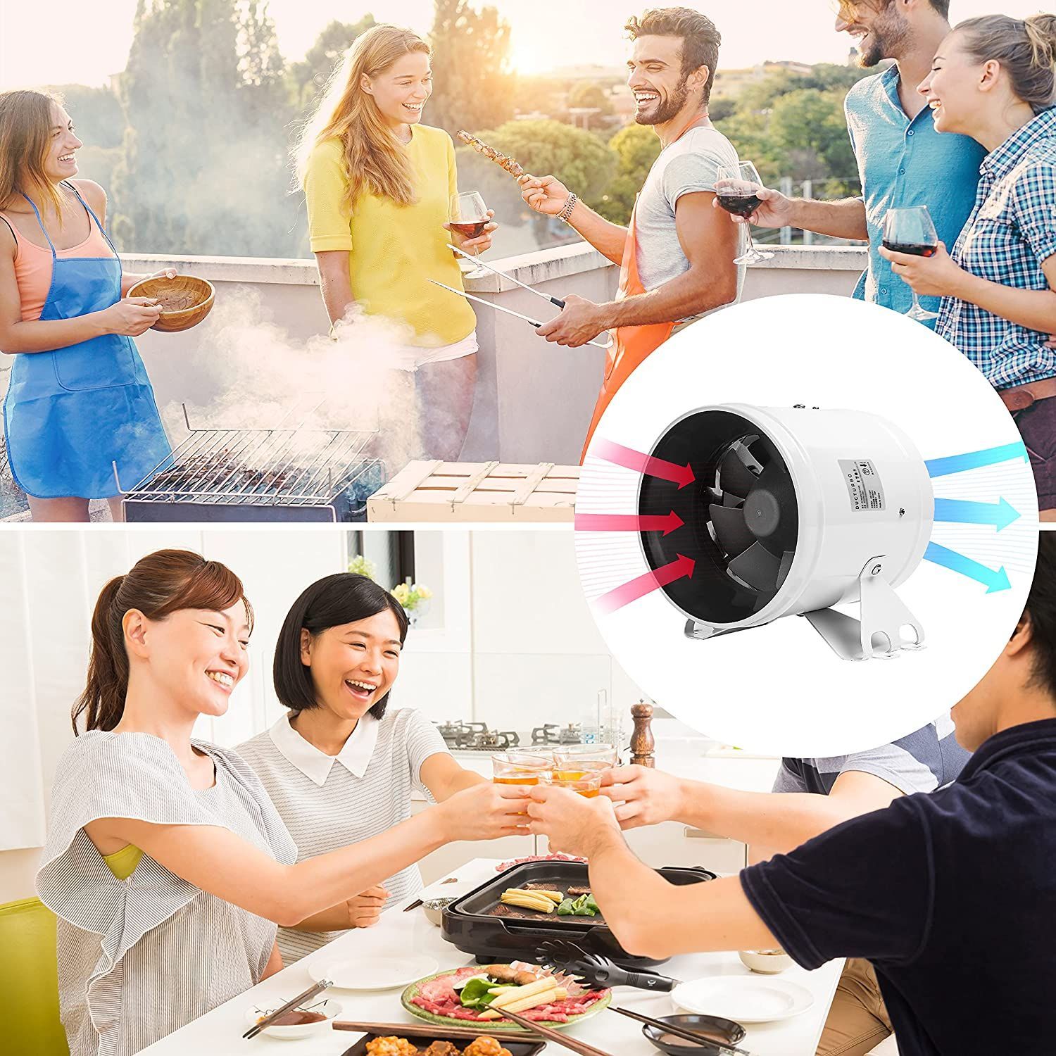 DUCTURBO 業務用換気扇 中間取付形ダクトファン 200mm 強力 風量 DUCTURBO 業務用換気扇 中間取付形ダクトファン 200mm 強力 風量