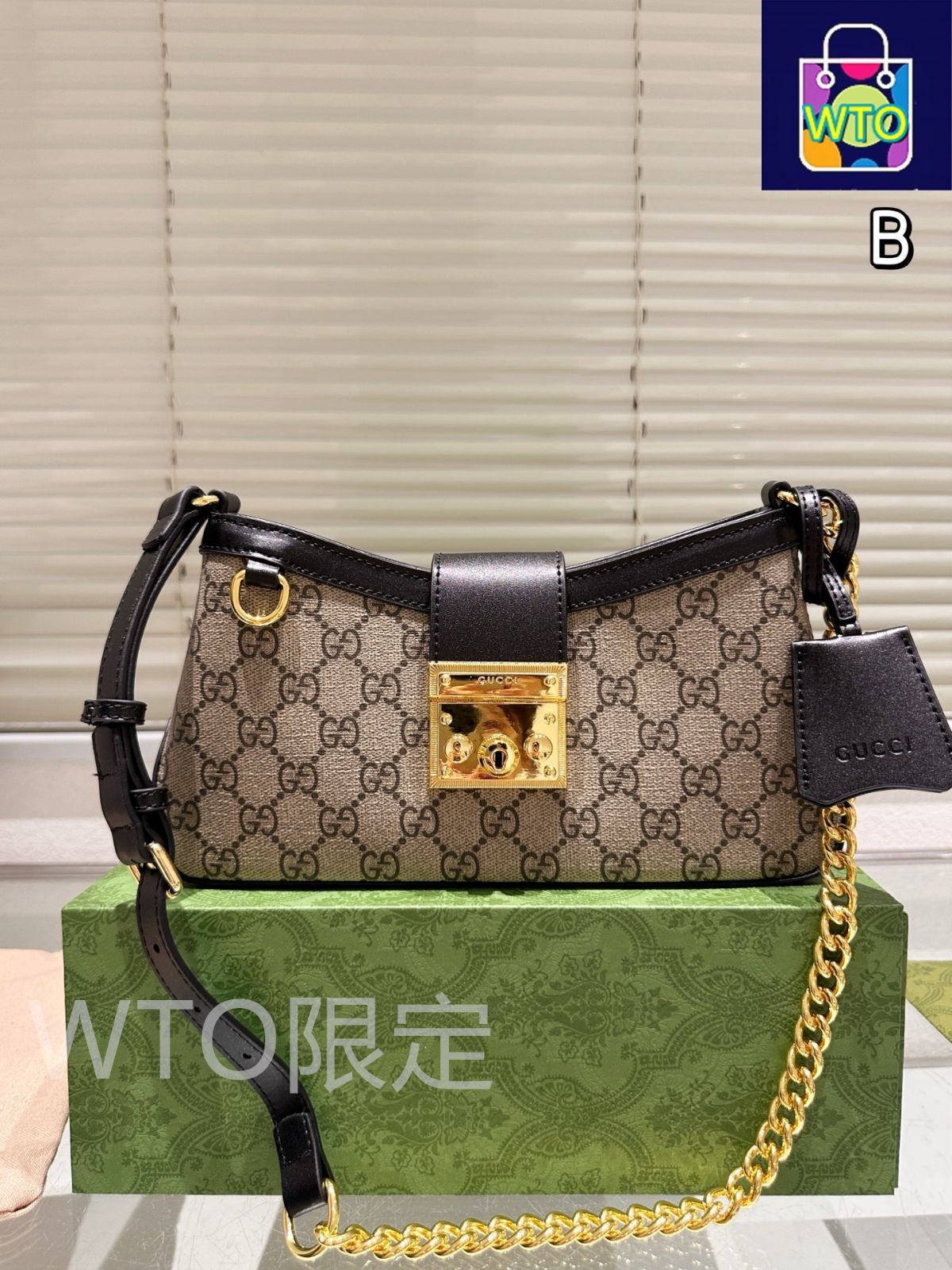 【完売必至】グッチ■パッドロック スモール ショルダーバッグ パドロック〕スモール ショルダーバッグGGスプリーム キャンバス