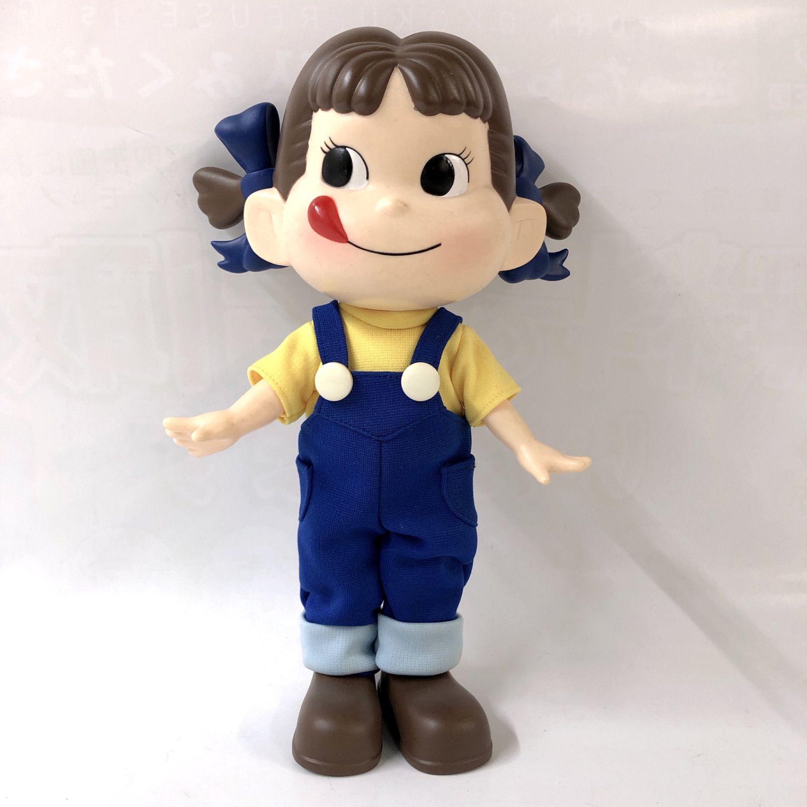 不二屋ペコちゃん オーバーオール(青)