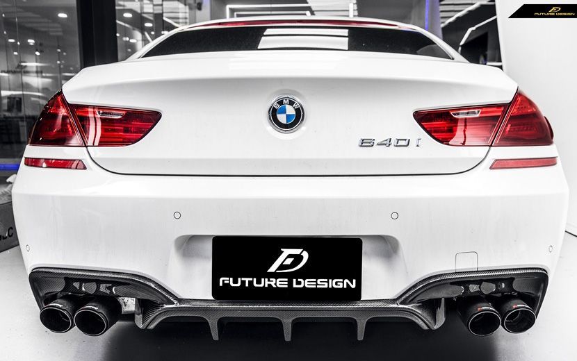 FUTURE DESIGN BMW 6シリーズ F06 F12 F13 Mスポーツ リア ディフューザー DryCarbon ドライカーボン M6 カスタム エアロ