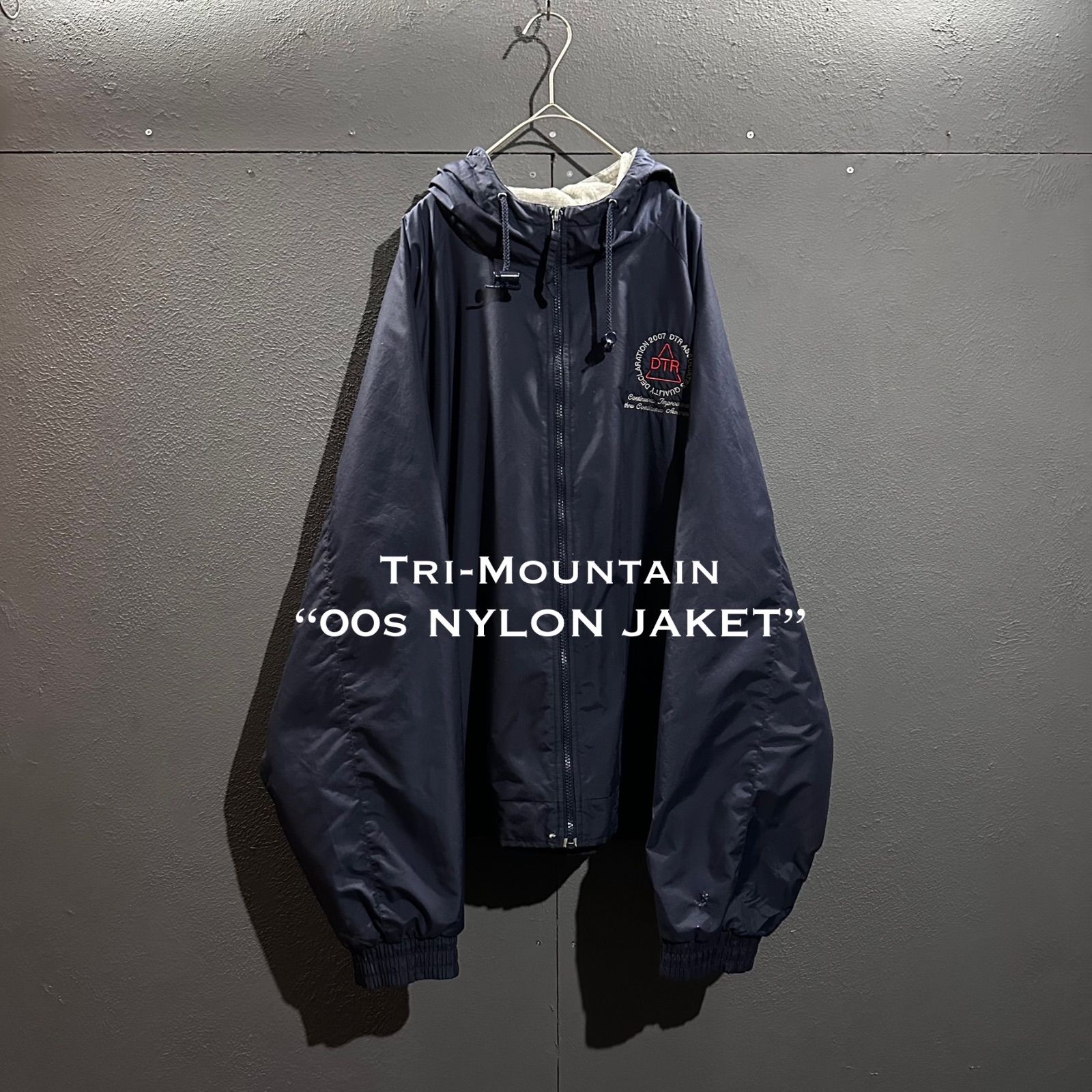 00s Tri-Mountain トリマウンテン ナイロンジャケット ジップ