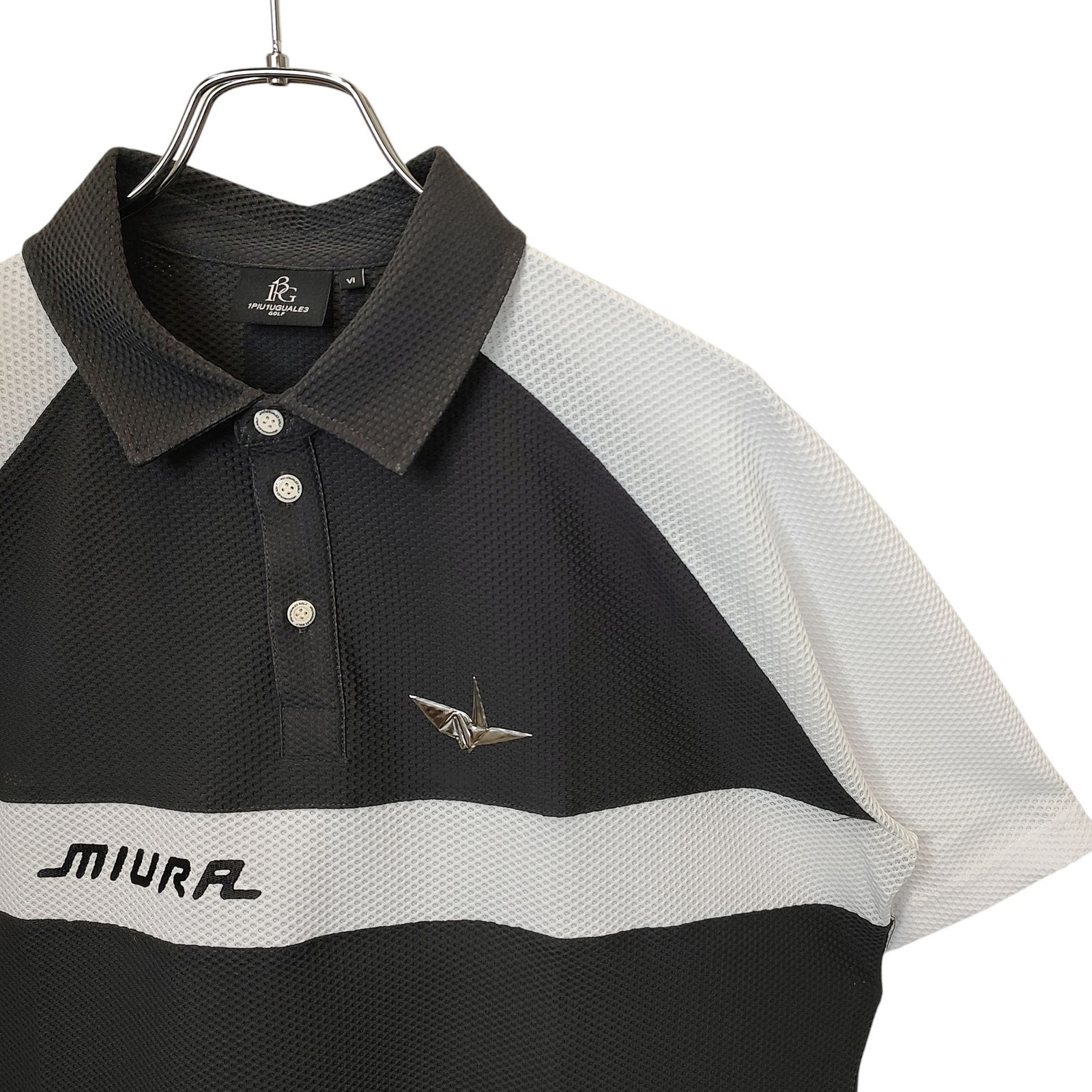 サイズS【未使用】1piu1uguale3 GOLF ウェーブ半袖ポロシャツ 楽天市場】1piu1uguale3 GOLF 半袖 ポロシャツの通販