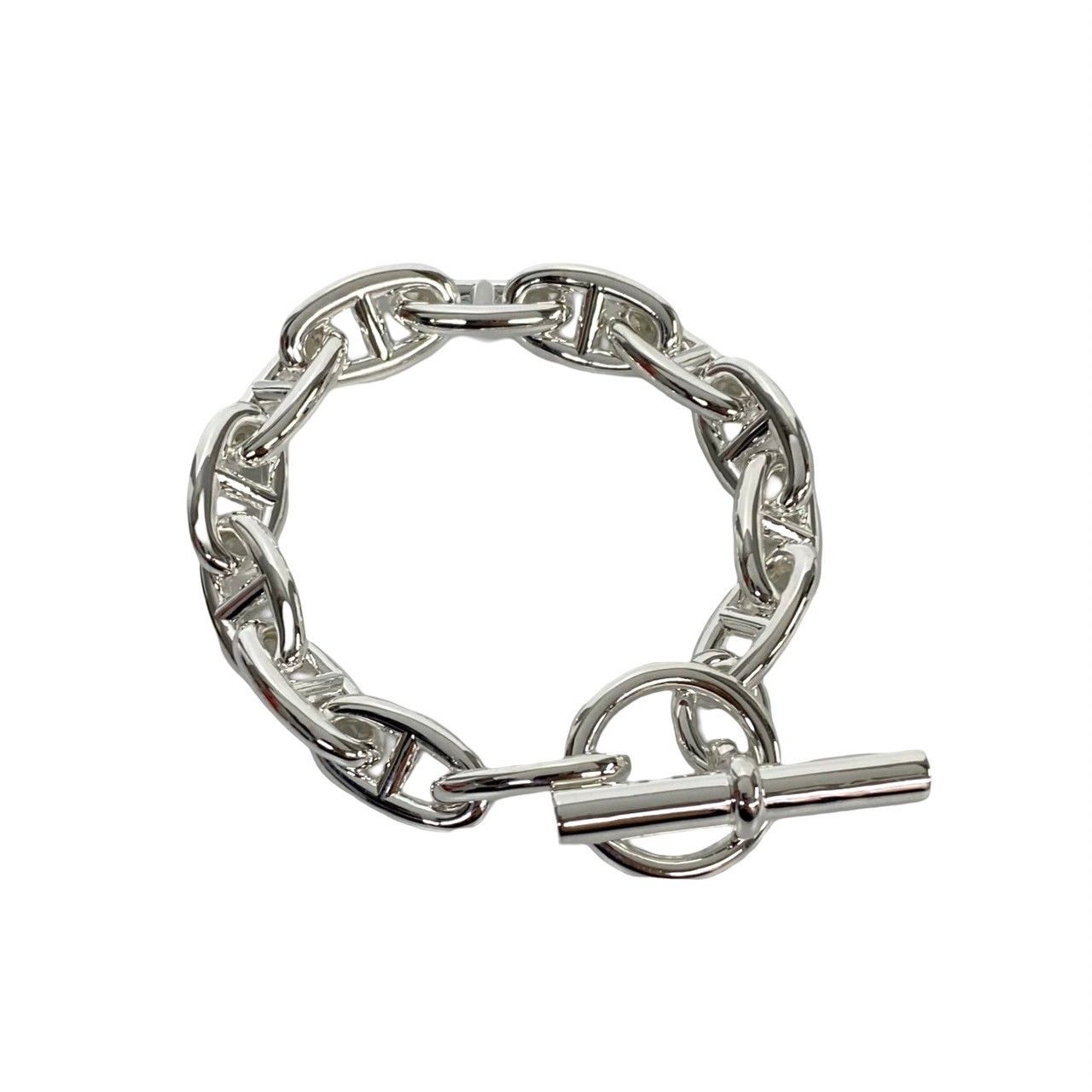 ほぼ未使用 HERMES エルメス シェーヌダンクル GM 14コマ シルバー925