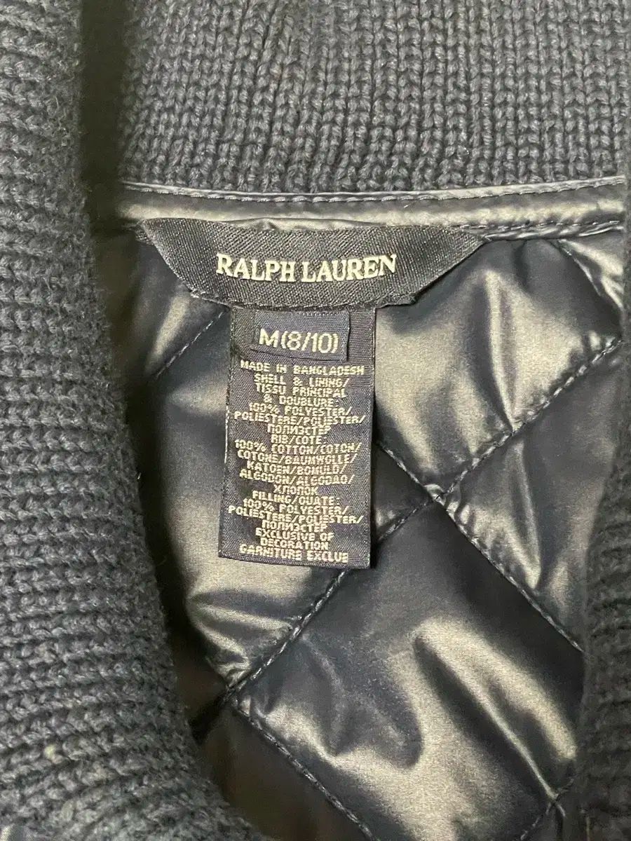 ポロラルフローレン 女の子 キルティングジャケット M 8 10 y