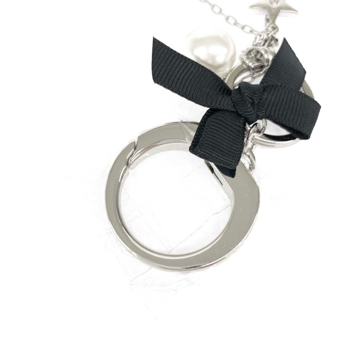 ★CHRISTIAN DIOR★キーリング 美品 Christian Dior クリスチャンディオール キーリング シルバー