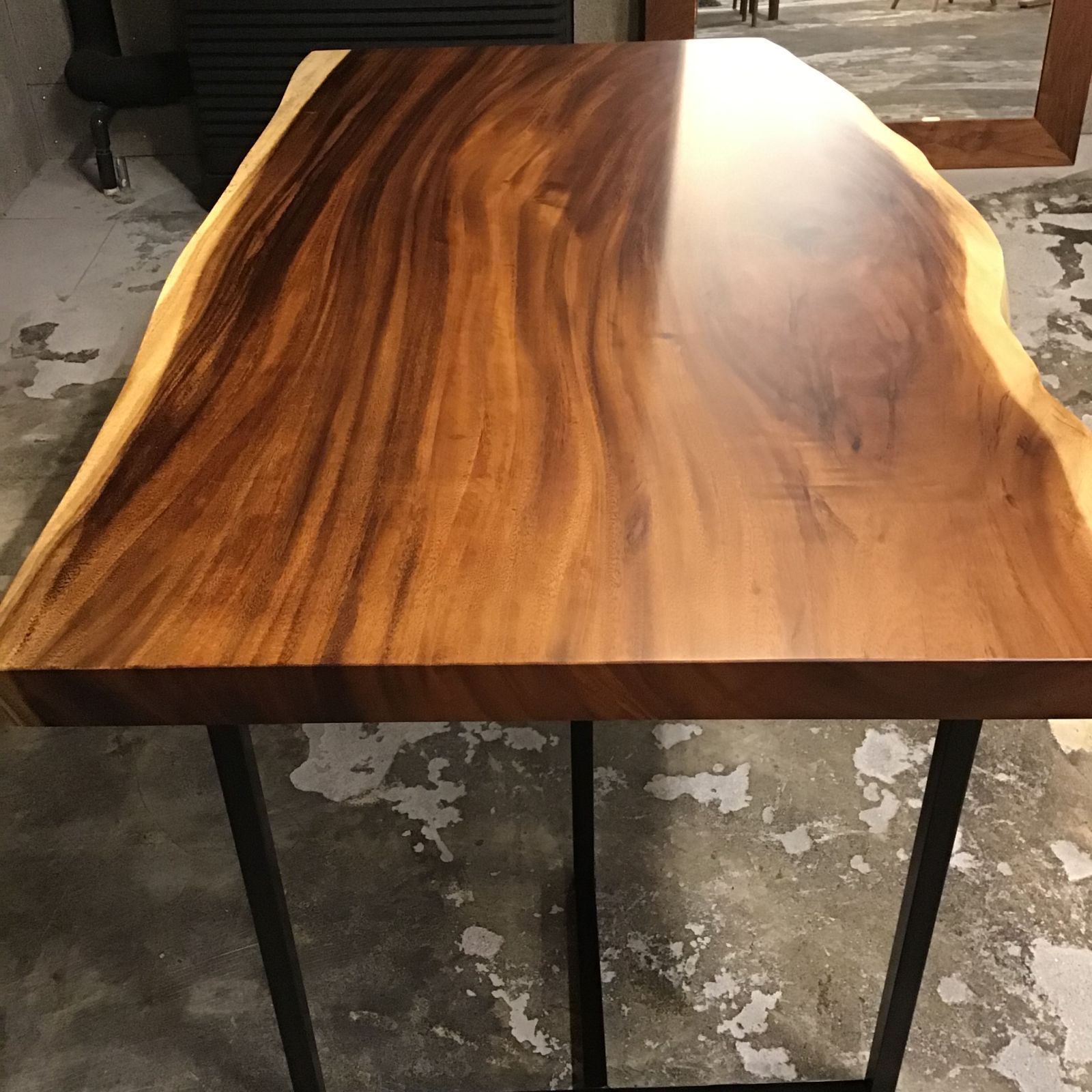 一枚板天板 モンキーポッド材 W＝1360 - メルカリ