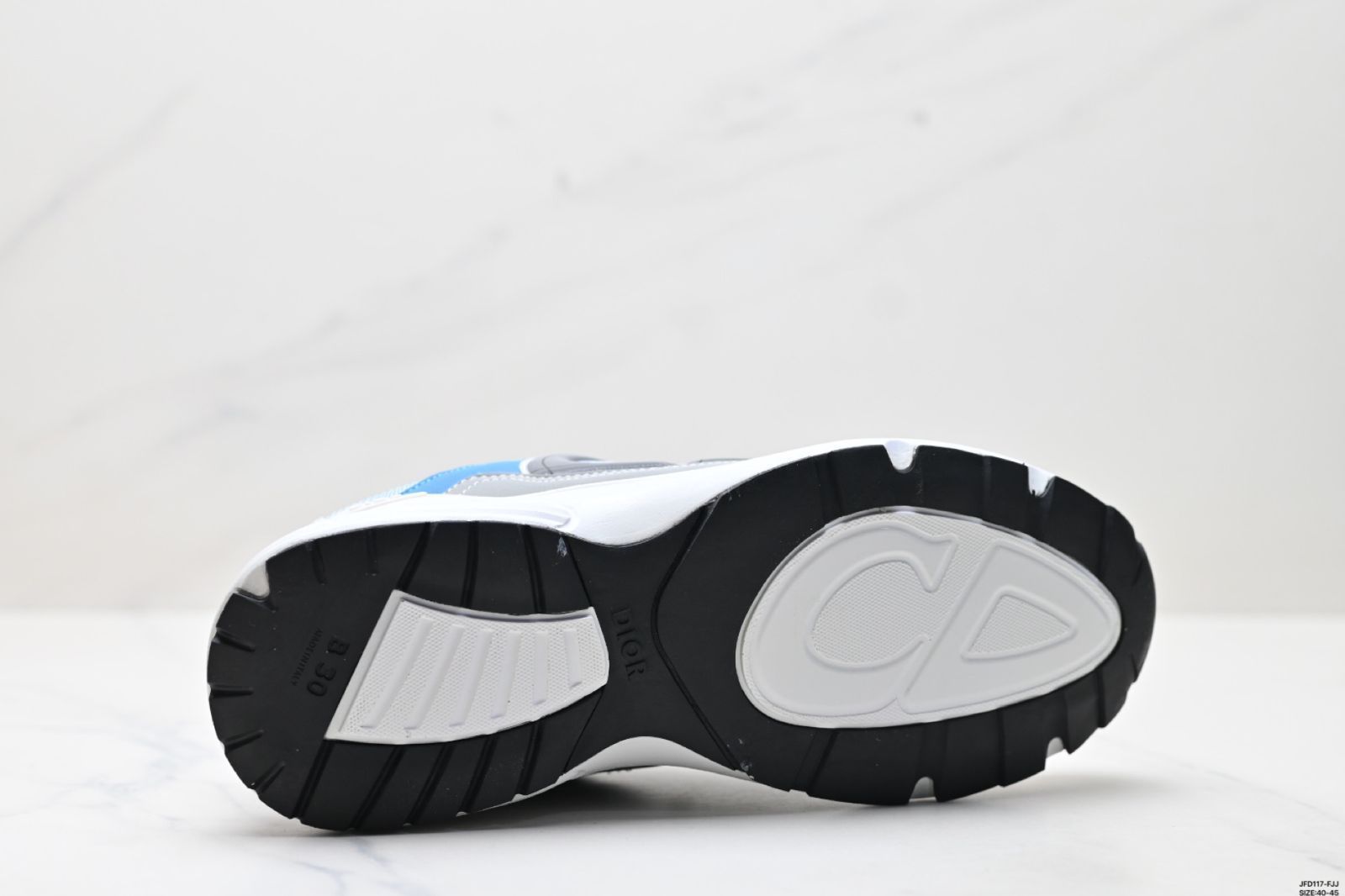 Dior アイボリー メッシュサンダル 36.5 ディオール（Dior）B30 メッシュ生地厚底レース付きレジャーロー