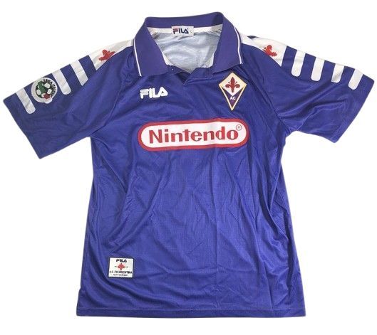 【FILA】フィオレンティーナ #10ルイコスタ選手サイン入り99年ホーム ルイ・コスタ フィオレンティーナ ユニフォーム 98/99 フィオレン
